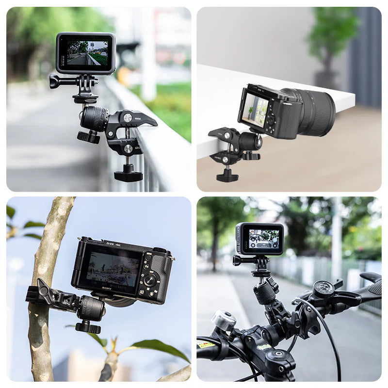 Ulanzi R099 Clamp Mount with 360° Mini Ball Head