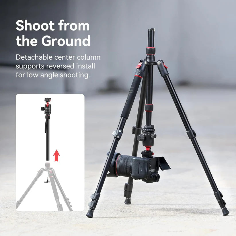 Ulanzi TT31 72.4" Aluminum Tripod & Monopod â€“ 33lb Load, Quick Release