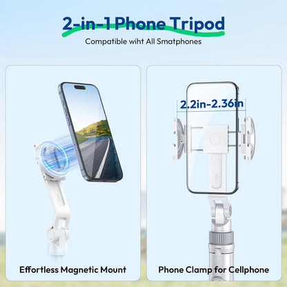 Ulanzi TT88 Magnetic Tripod & Selfie Stick â€“ iPhone 17 Vlogging Stand