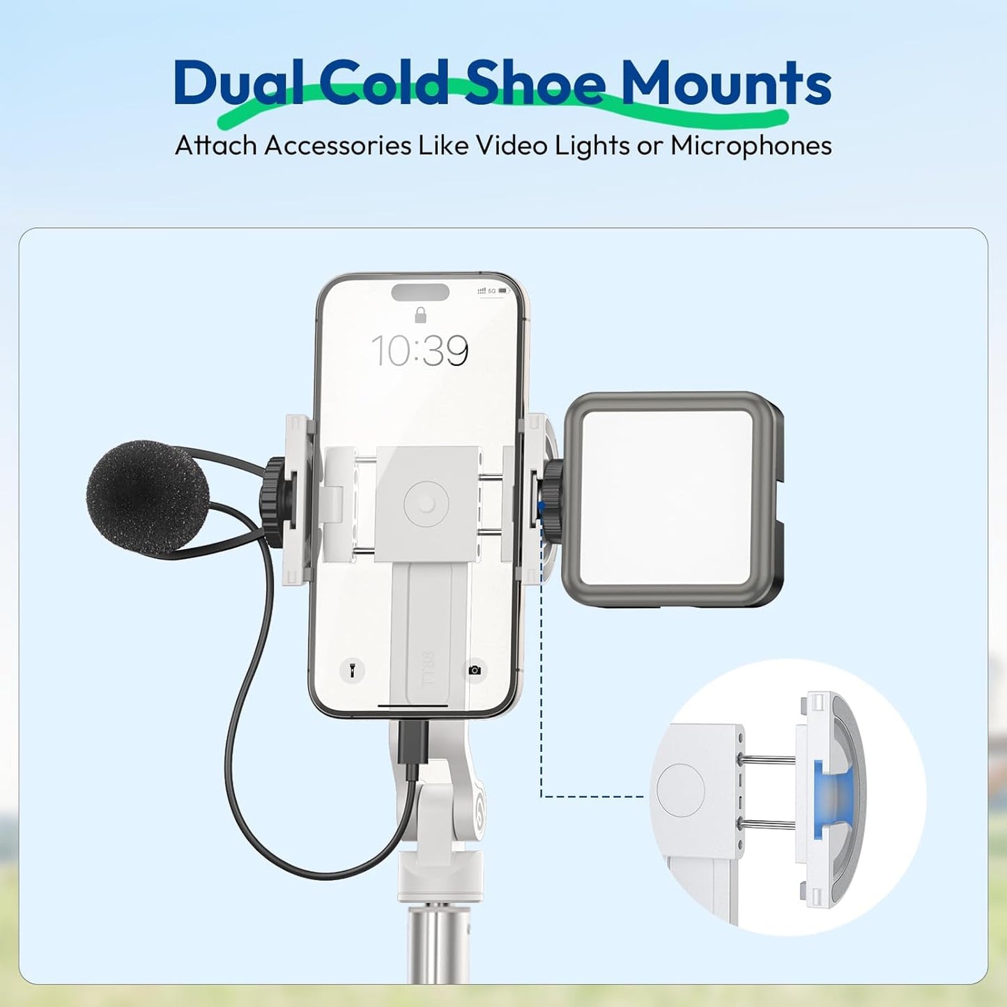 Ulanzi TT88 Magnetic Tripod & Selfie Stick â€“ iPhone 17 Vlogging Stand