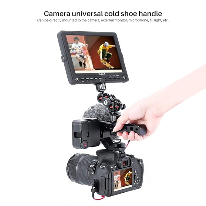 Ulanzi UURig R005 Camera Top Handle Grip â€“ Universal Metal Stabilizing Rig