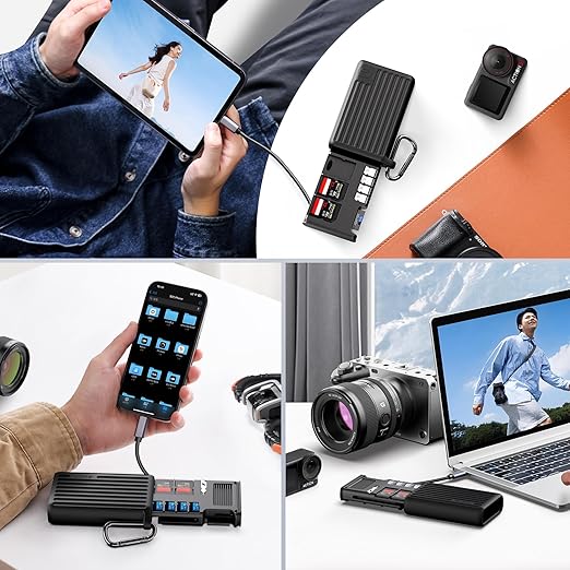 Ulanzi X055 USB 3.2 CFexpress A Card Reader â€“ 2-in-1 SD/Micro SD Holder