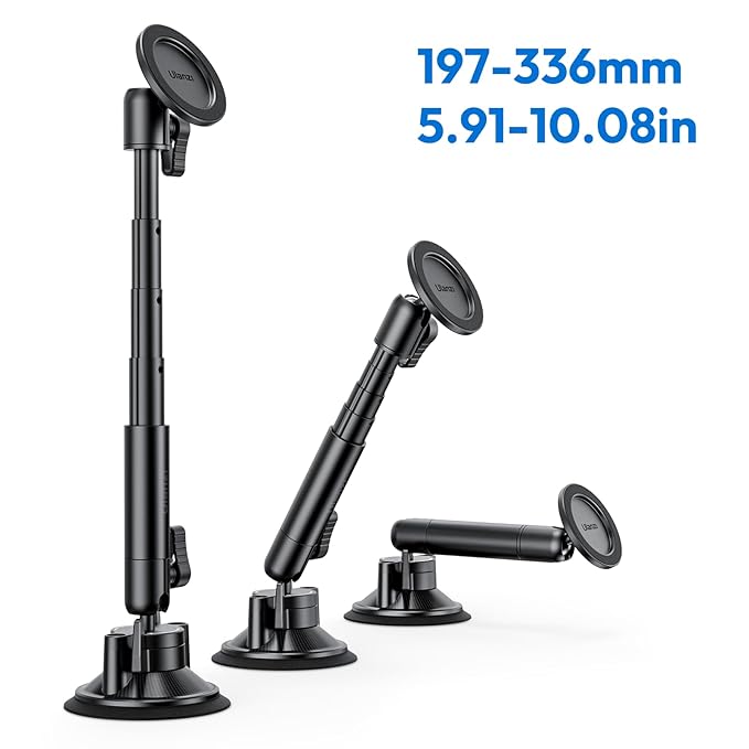 Ulanzi ZJ06 Magnetic Suction Cup Mount MagSafe iPhone Holder for Car & Filming