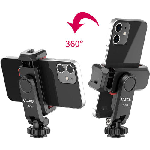 Ulanzi 2575 ST-06S Multi-Function Cold Shoe Smartphone Holder