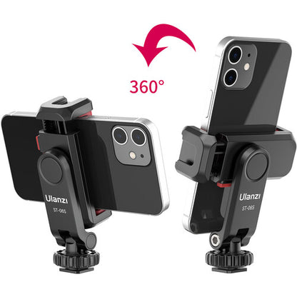 Ulanzi 2575 ST-06S Multi-Function Cold Shoe Smartphone Holder
