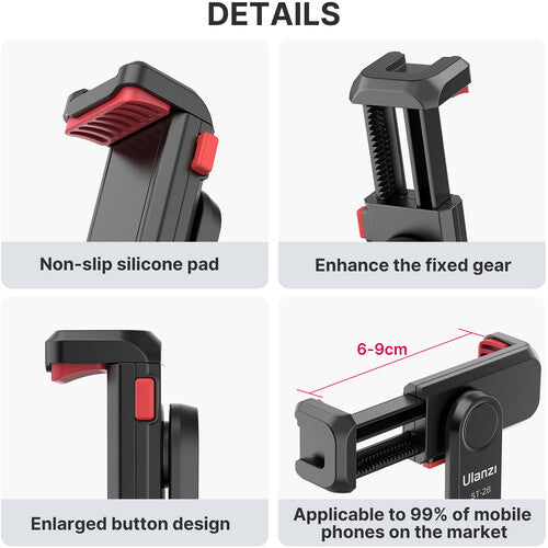 Ulanzi 2575 ST-06S Multi-Function Cold Shoe Smartphone Holder