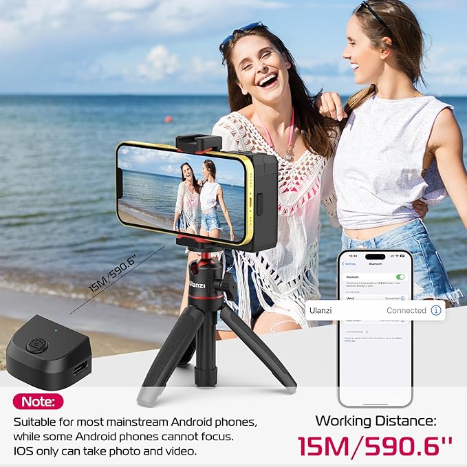 Ulanzi CG02 Smartphone Camera Grip with Bluetooth & Light