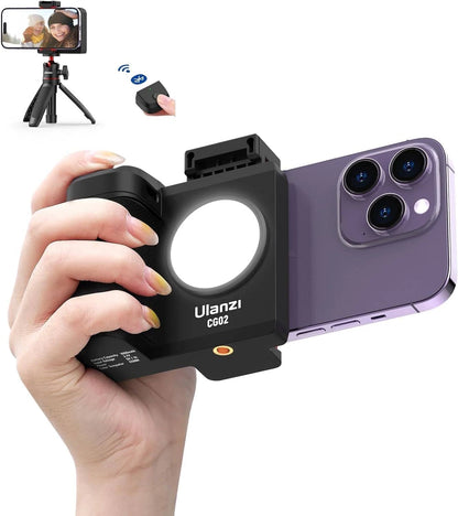 Ulanzi CG02 Smartphone Camera Grip with Bluetooth & Light