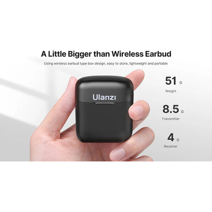 Ulanzi J11 Wireless Lavalier Microphone for iPhone/iPad