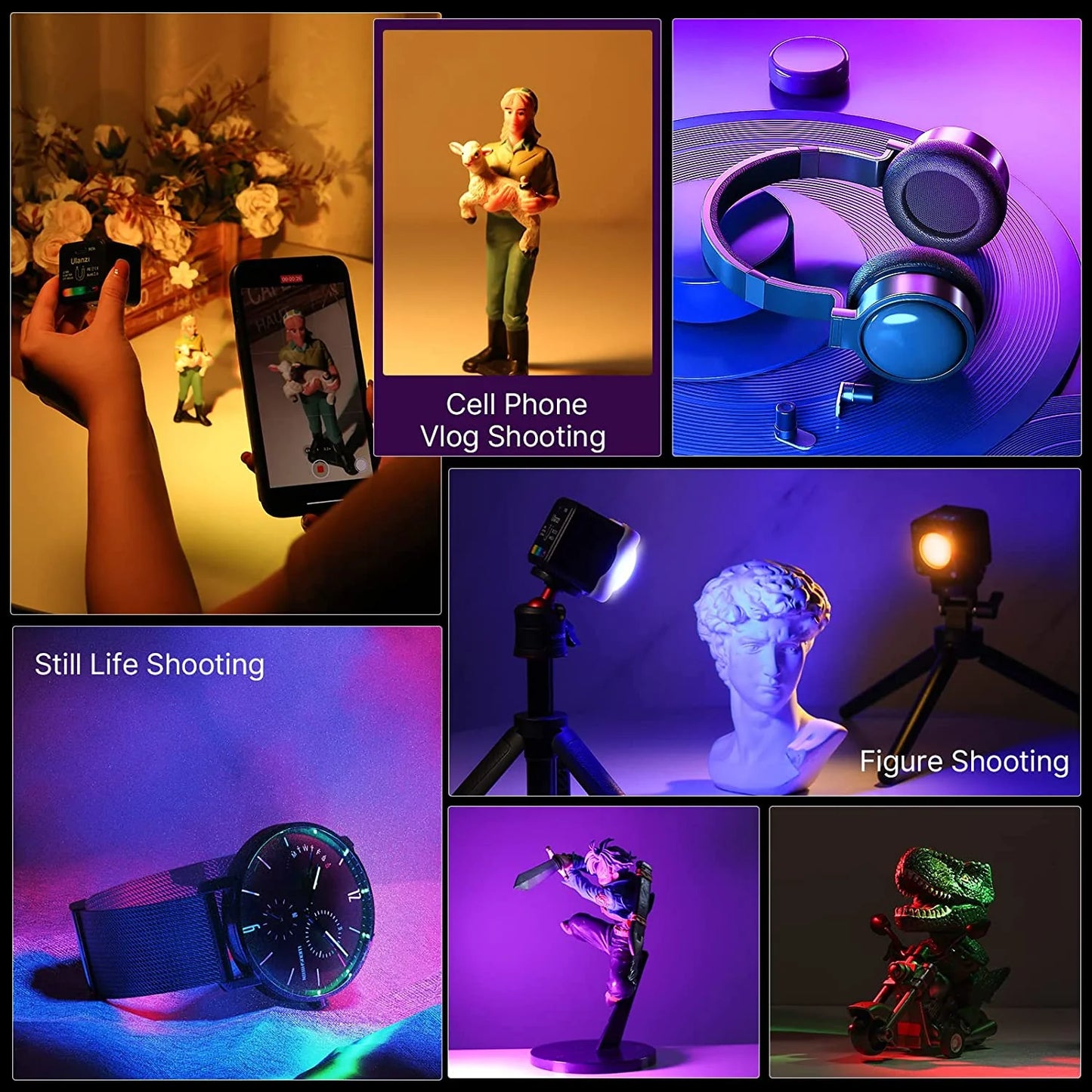 Ulanzi L2 RGB LED Video Light Ã¢â‚¬â€œ Magnetic Pocket Cube Light