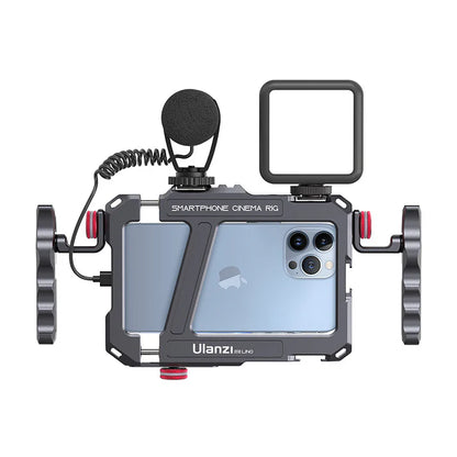 Ulanzi Lino Smartphone Video Rig Ã¢â‚¬â€œ Aluminum Case with Handles