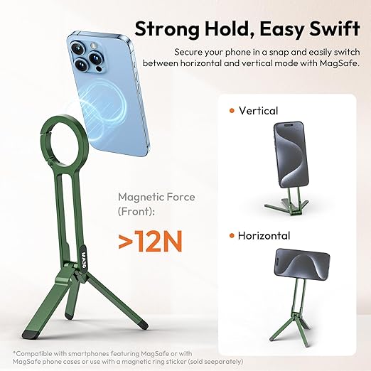 Ulanzi MA30 MagSafe Mini Tripod â€“ Foldable Smart Phone Stand