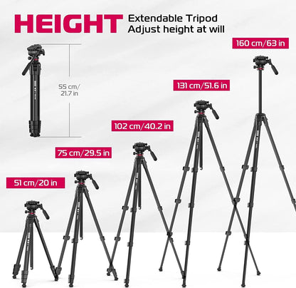 Ulanzi MT-56 Extendable Tripod with Ball Head