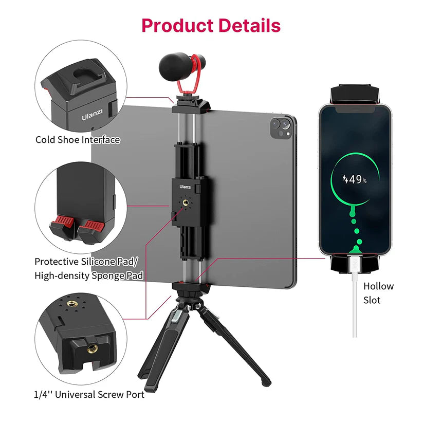 Ulanzi ST-29 Tripod Mount for Smartphone & Tablet