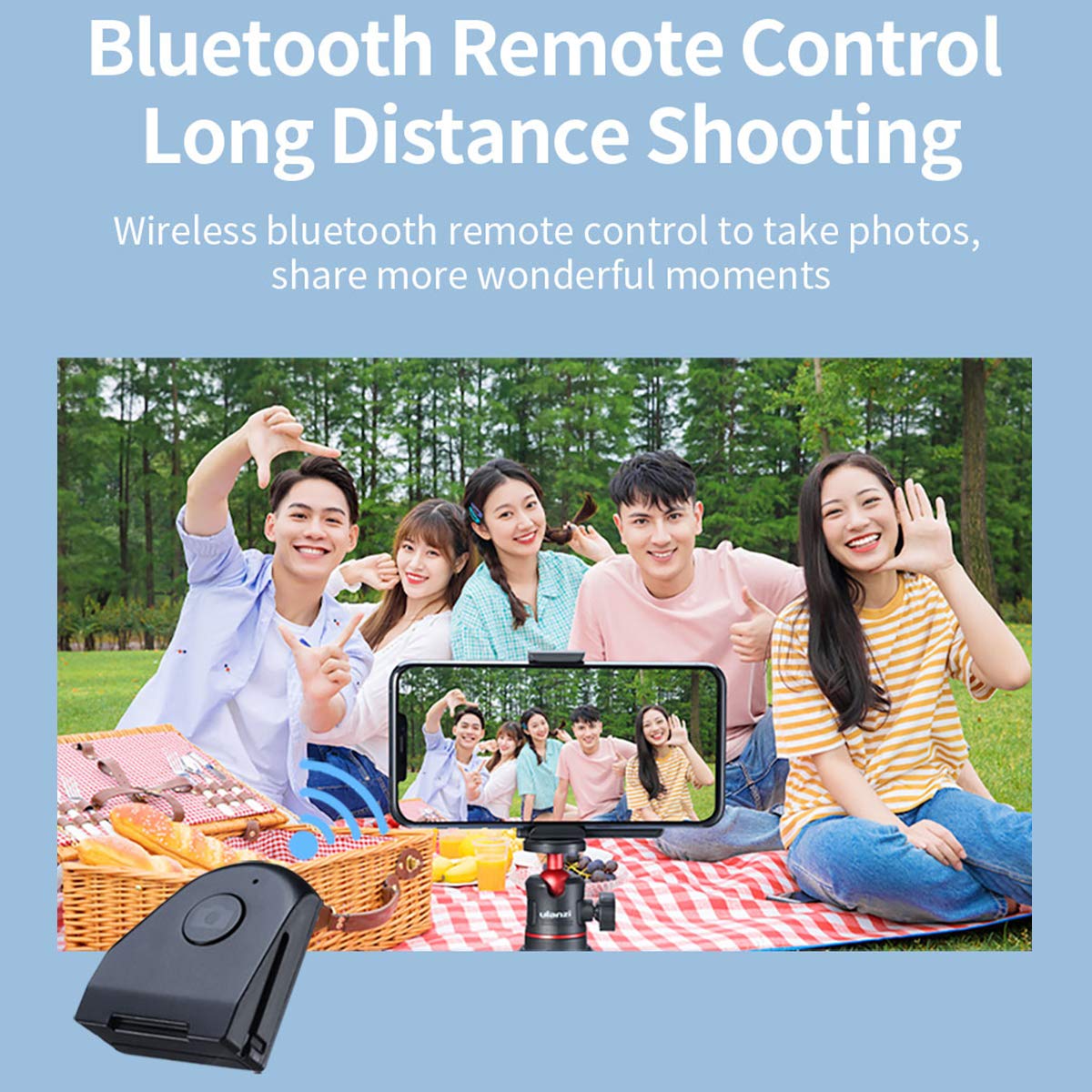 Ulanzi Select Smartphone Tripod Mount with Remote Control