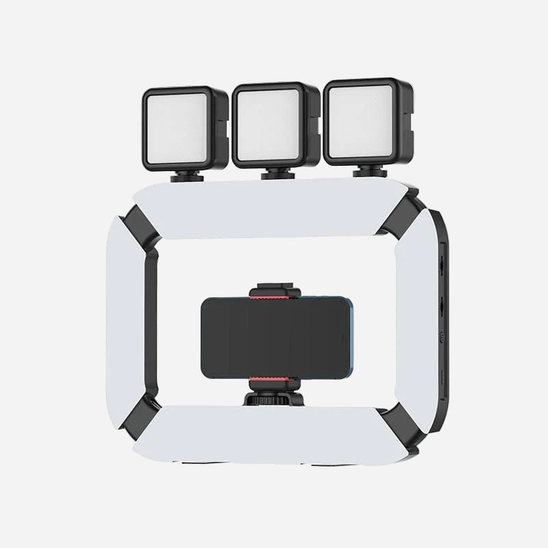 Ulanzi Smartphone Video Rig with Ring Light & Built-in Battery