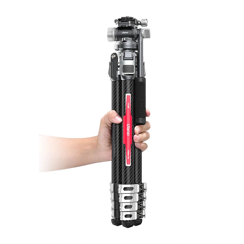 Ulanzi TT09 VideoGo Carbon Fiber Travel Tripod with 360Ã‚Â° Ball Head