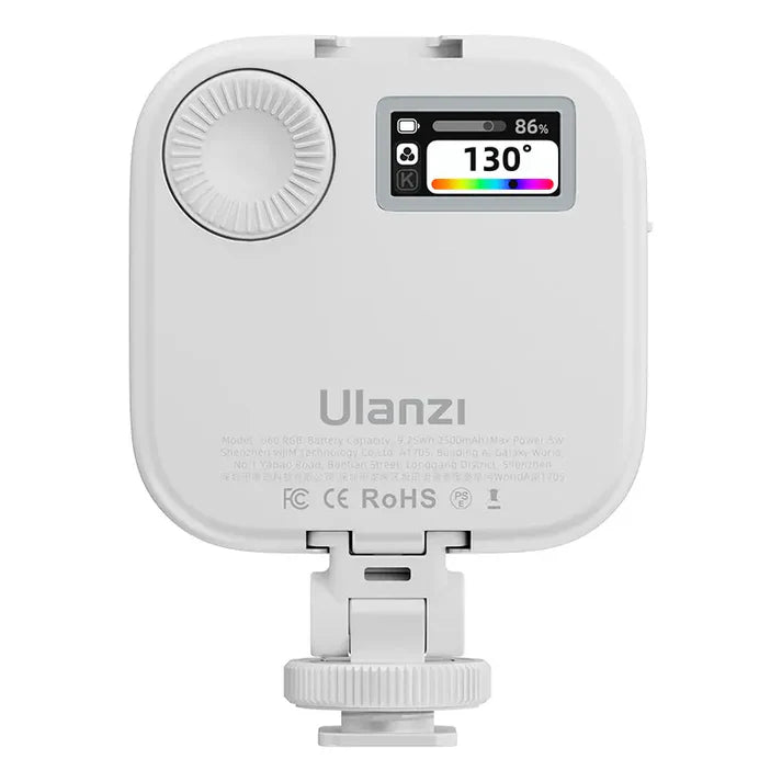 Ulanzi U60 Rechargeable RGB Video Light Ã¢â‚¬â€œ White
