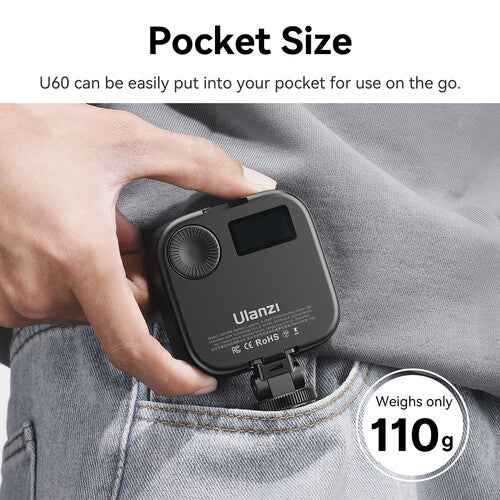 Ulanzi U60 Rgb Video Light Black