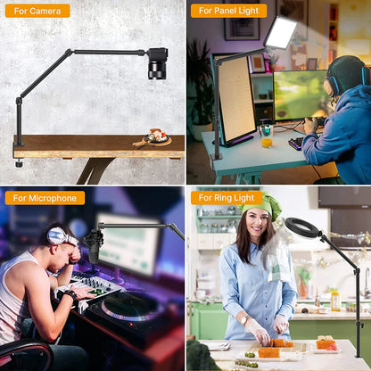 VIJIM LS08 Flexible Overhead Camera Mount with Desk Clamp