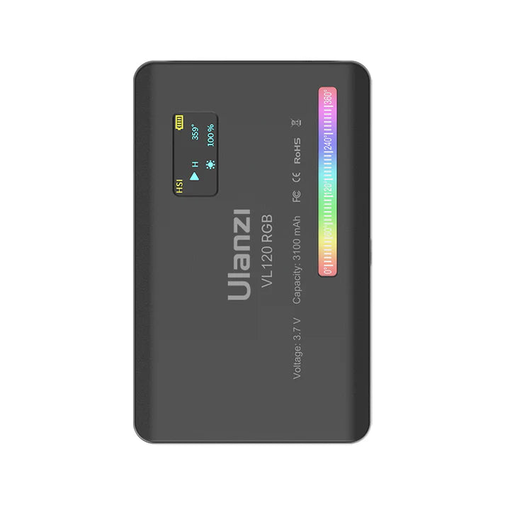 Ulanzi VL120 RGB LED Video Light with Diffuser